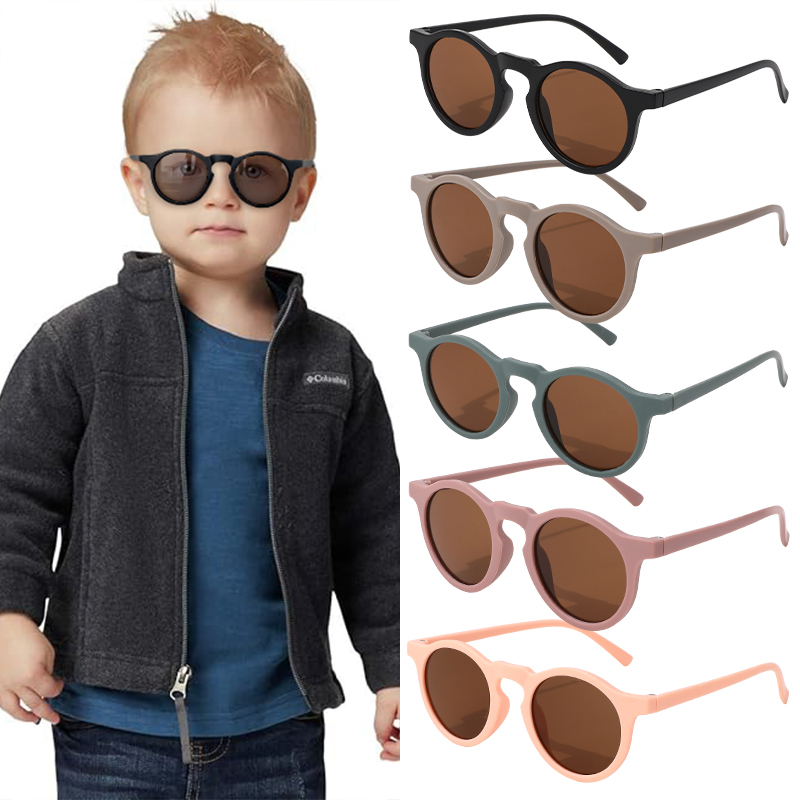 4/5/6Pcs Boy Girl Cute Classics Round Kids Children Fashion Glasses Baby Eyewear