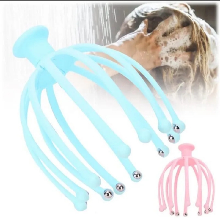 Multicoloured Octopus Scalp Neck Stress Relief Head Care Massager