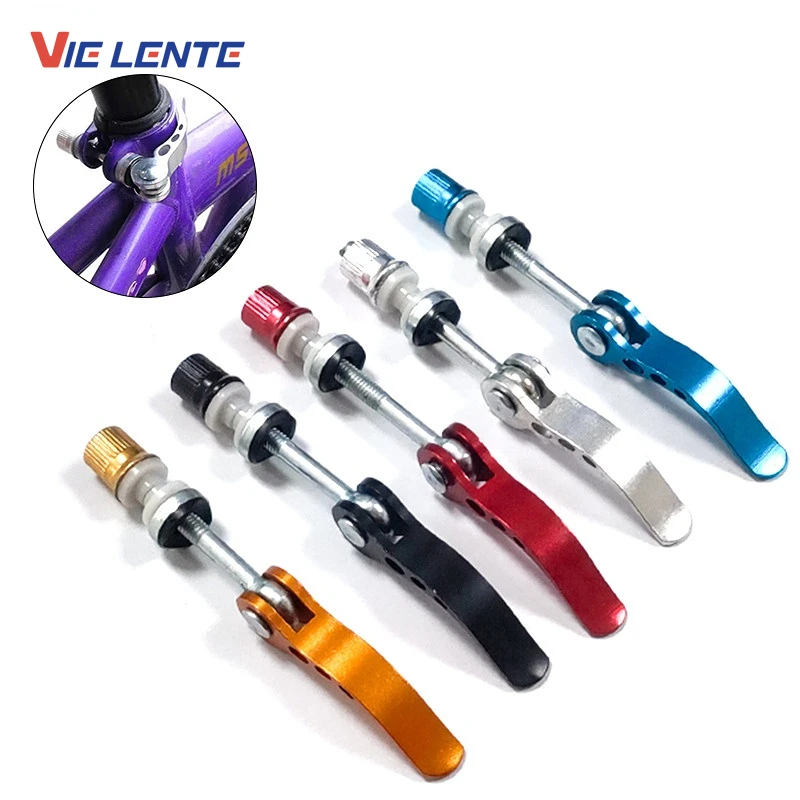 Black Aluminium Alloy Road Bicycle Quick Release Seatpost Clamp Bike Cycling Seat Post Tube Clip