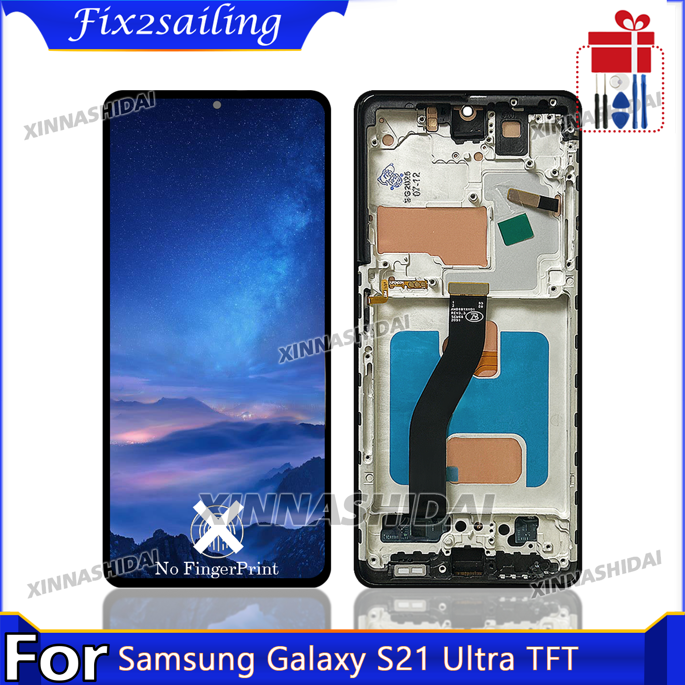 HOT Super AMOLED For Samsung S21 Ultra 5G G998 G998U Display Touch Screen Digitizer For Samsung S21Ultra G998B LCD