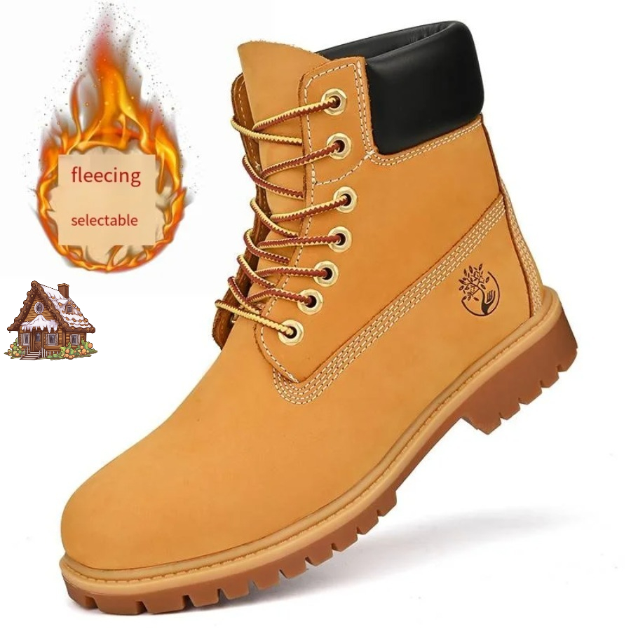 High Quality Men's Waterproof Hiking Boots, Winter, Summer, Spring, Autumn Four Seasons Outdoor Boots, With and Without Cashmere