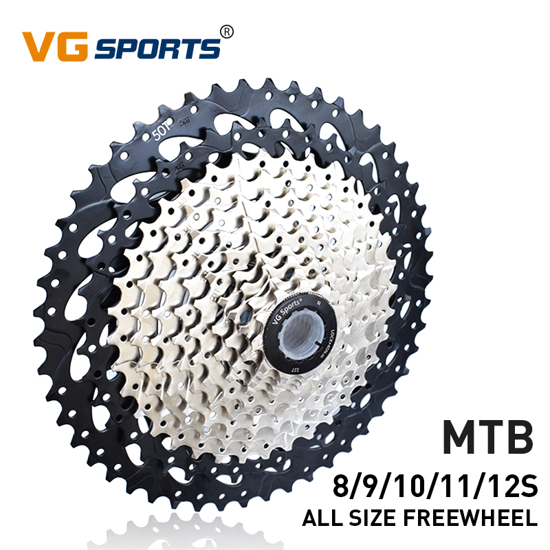 1pc VG SPORTS 8 9 10 11 Speed Mountain Bike Cassette bicycle Freewheel MTB Bike Cassette Sprocket 32T 36T 40T 42T 46T 50T