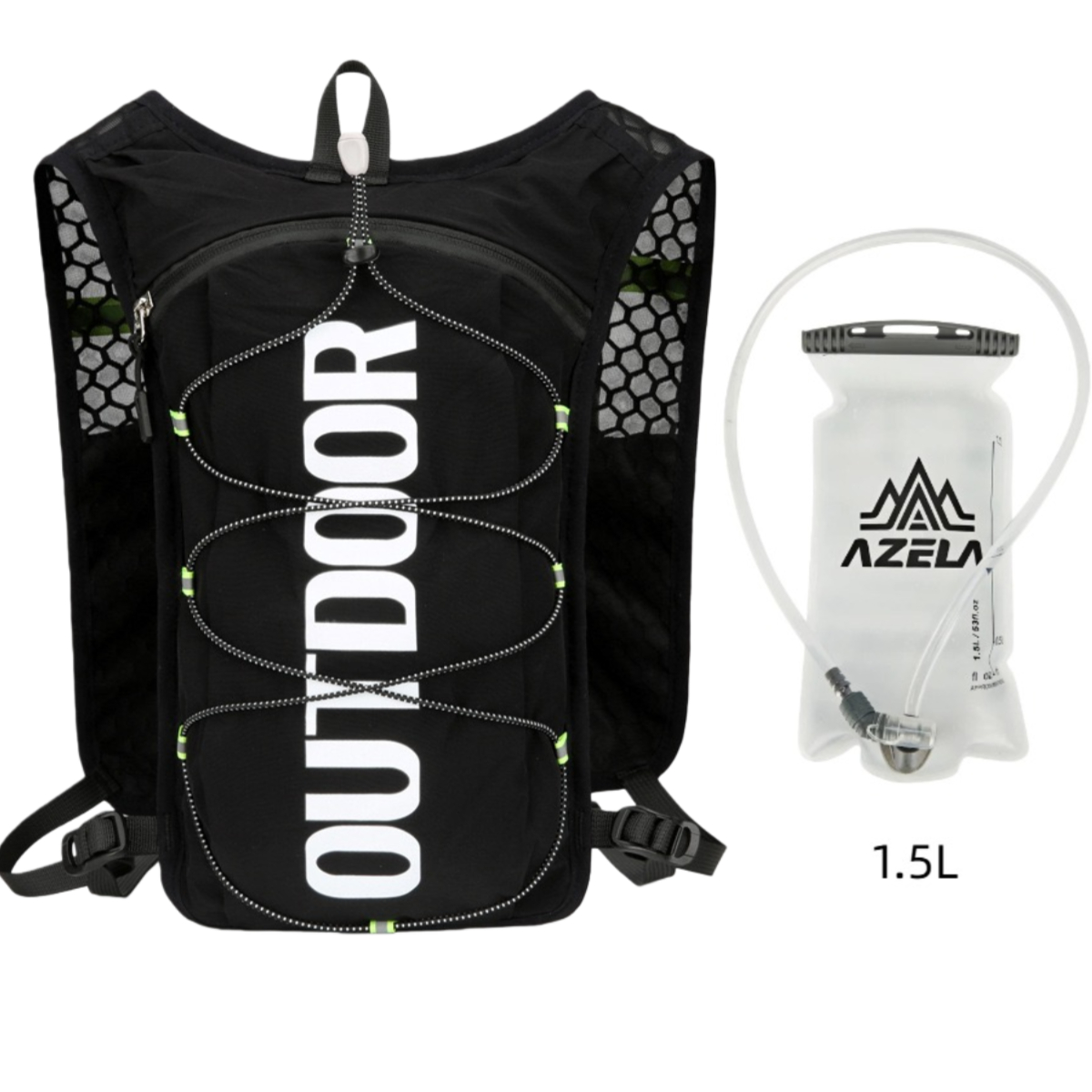 1pcs Running Hydration Vest Backpack,Lightweight Water Backpack,Hydration Backpack Running Vest for Hiking Biking for Women Men