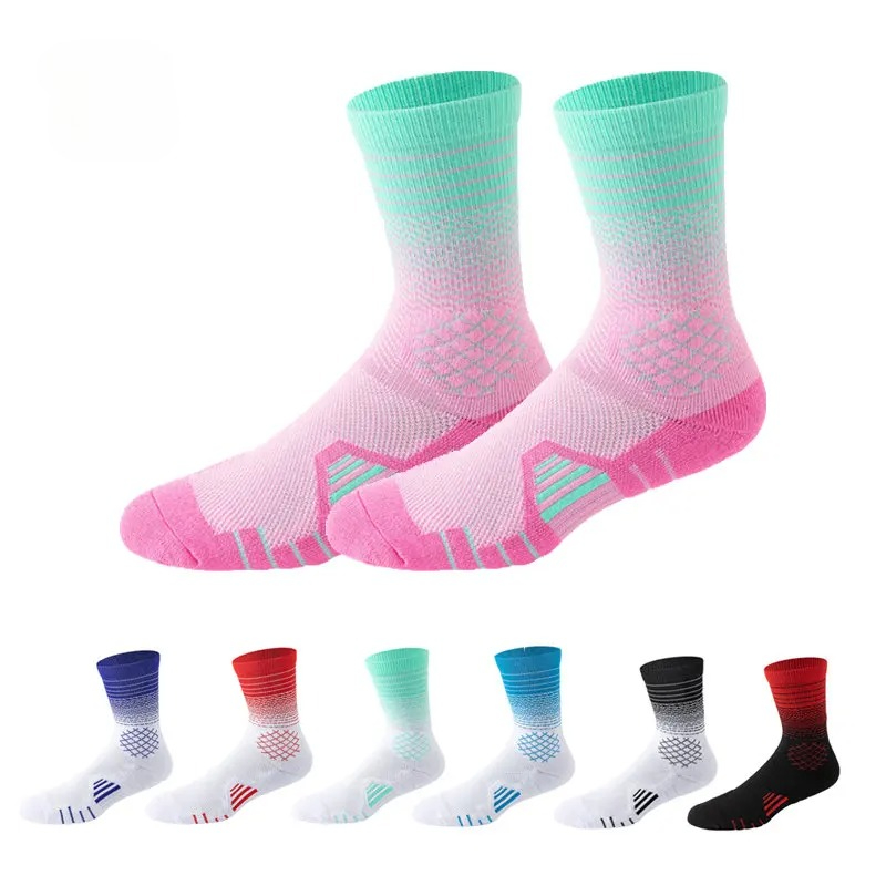 Basketball Socks Sport For Men Outdoor Cycling Climbing Running Fast-drying Breathable Non-Slip US 6-10