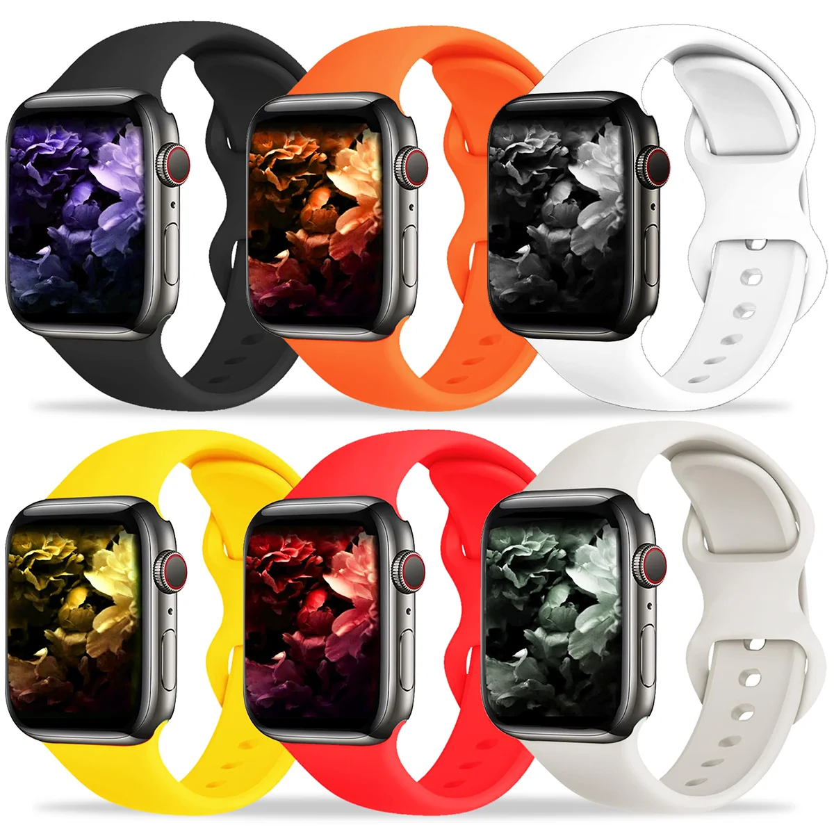 Band For Apple Watch strap S11 S10 46mm 42mm 45mm 44mm 40mm sport Silicone bracelet iwatch series 8 7 6 5 4 SE 9 Ultra 2-3 49mm