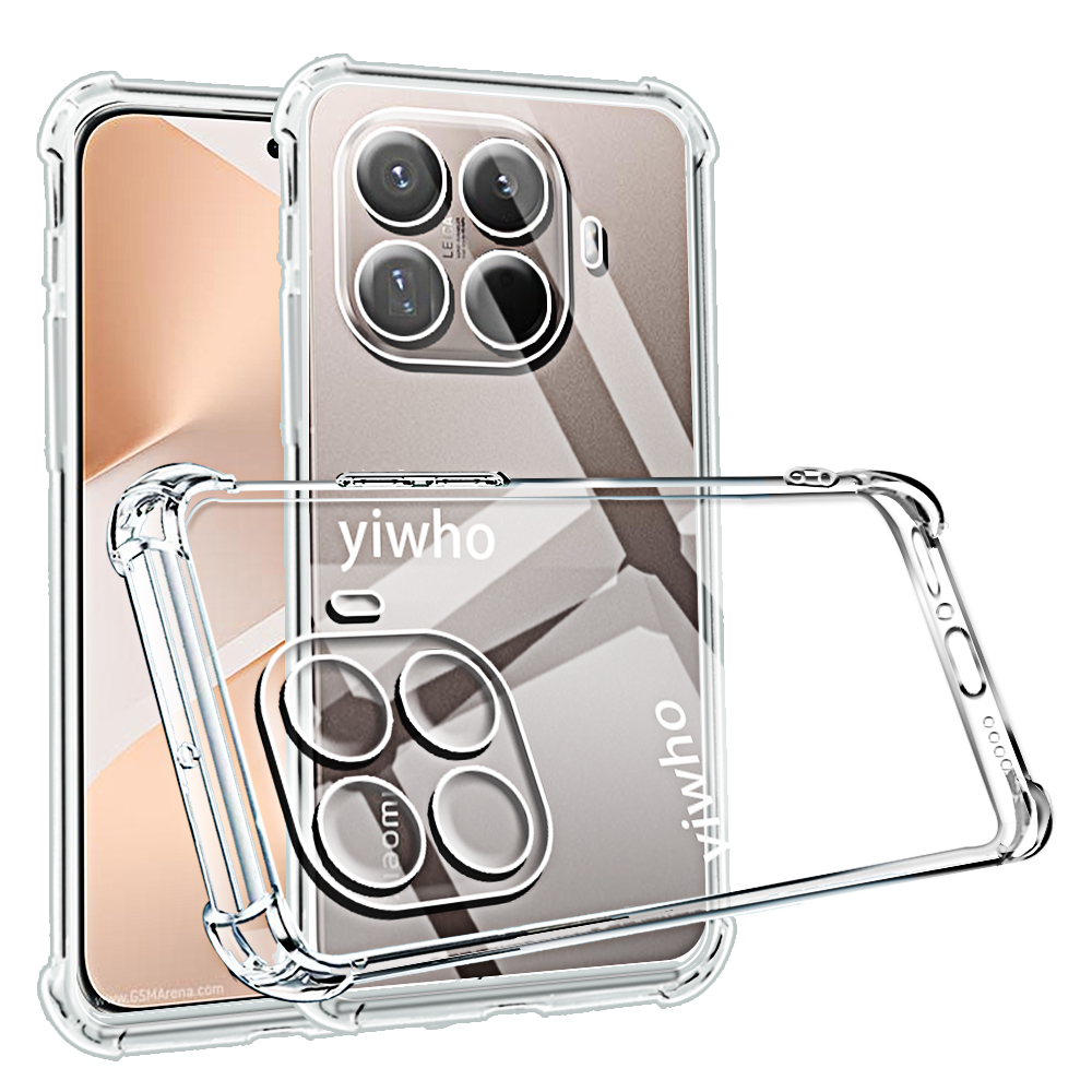 Transparent Phone Case for 15T 15tpro Clear Soft TPU Back Cover for 15 T on Xiaomi15t Pro Protective Camera Shell