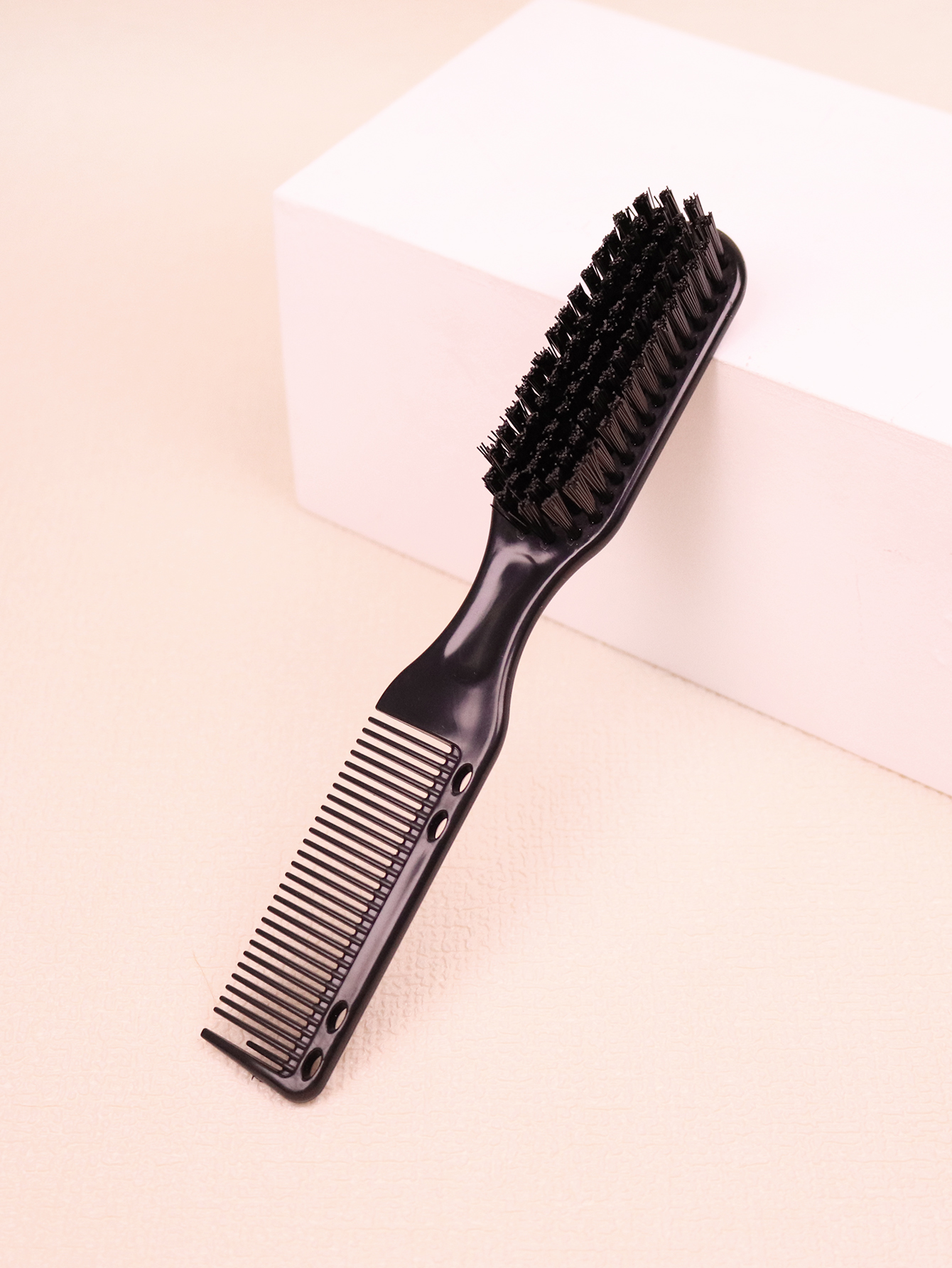 1/2pcs Convenient and multifunctional travel dual head brush comb styling tool integrated，Special for real hair