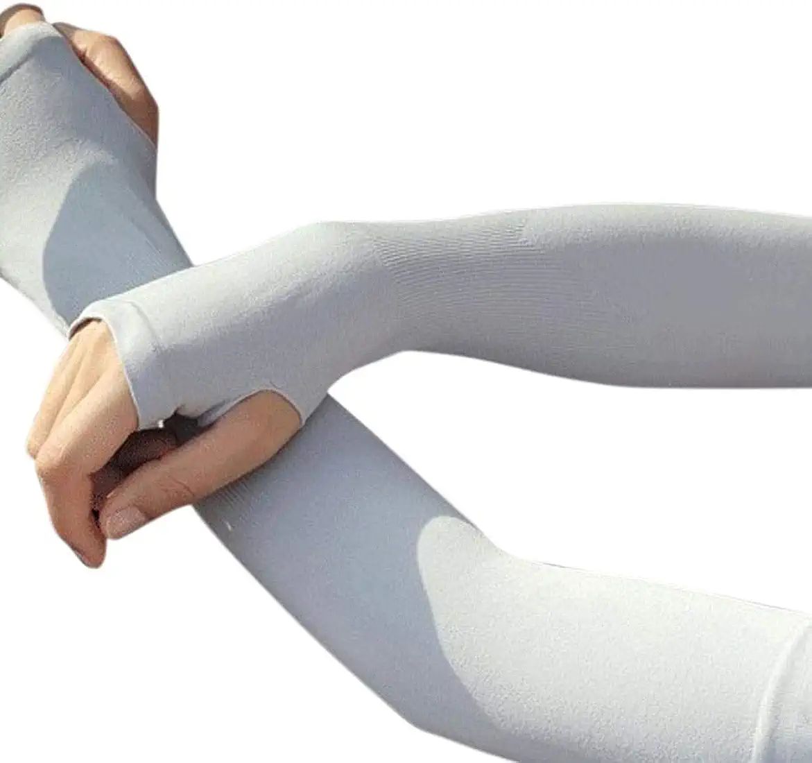 LET'S SLIM 1 Pair (2PCS) of Anti UV Arm Sleeves Colour - GREY