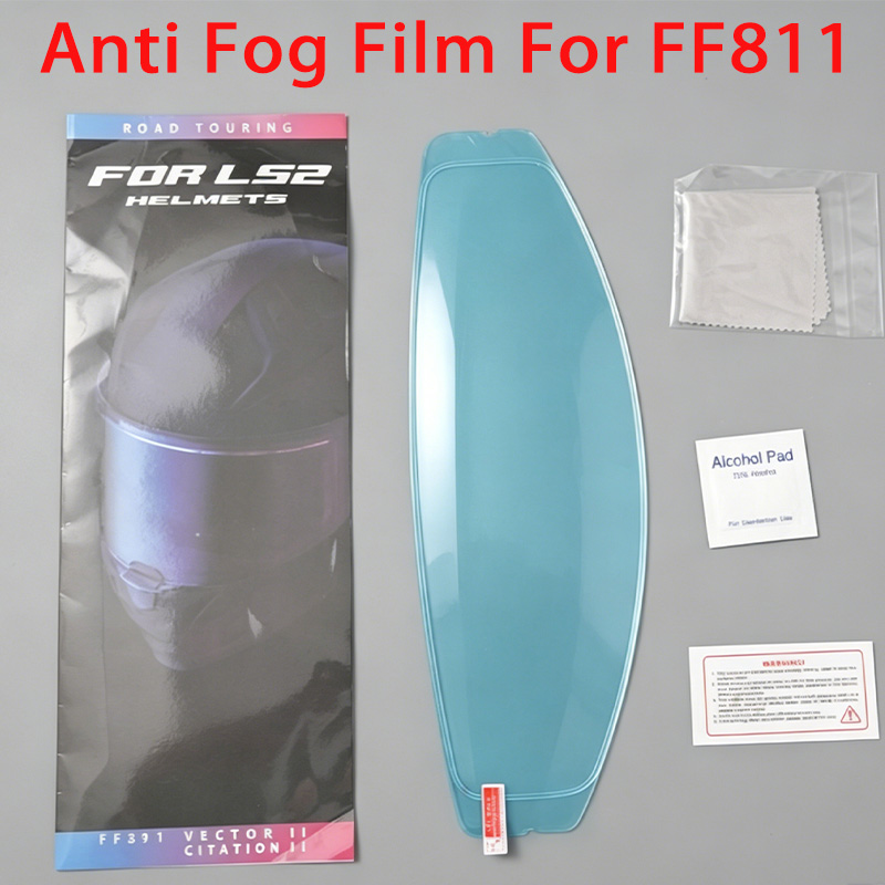 For LS2 FF811 Helmet Visor Film Anti Fog vector ff811 2 citation 2 visier Motorcycle Helmet Visors lens Anti fog Accessories