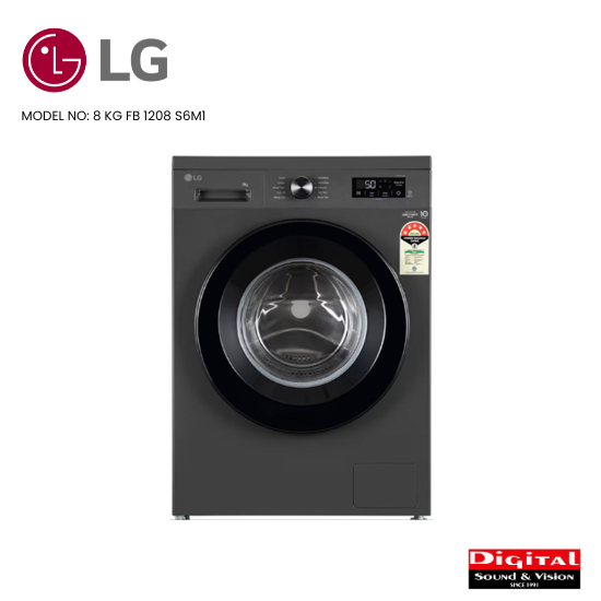 8KG WASHING MACHINE | MODEL NO FB1208S6M1 | FRONT LOADING WASHING MACHINE | DIRECT DRIVE MOTOR | DD MOTOR | DIGITAL SOUND AND VISION