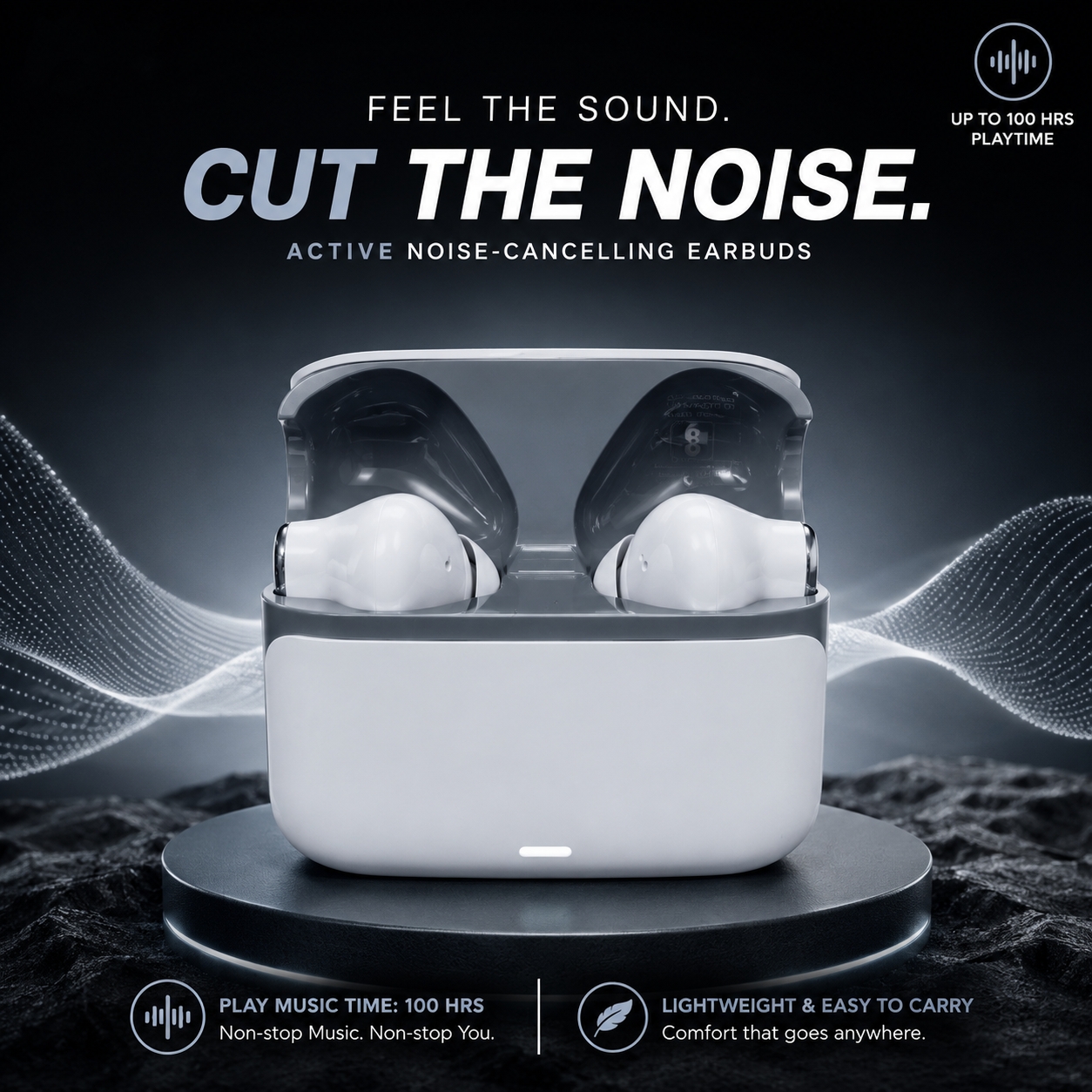 Airdopes Tour ANC Wireless Earbuds Bluetooth v5.4 TWS Earbuds