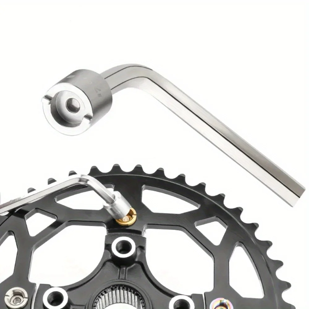 1PC Bicycle Chainring Bolts Nut Wrench Chainring Screw Removal Install Tools MTB Road Folding Bike Chainwheel Repair Tool