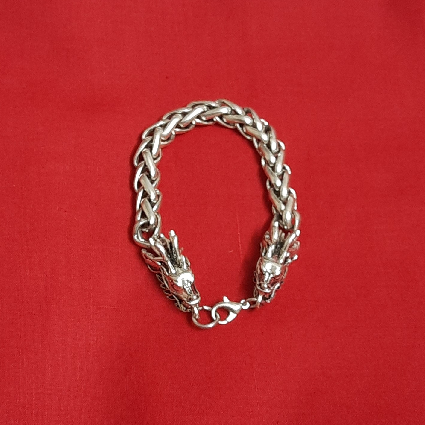 Silver Color metal Bracelet Attractive design For Men, - SP Jewellers