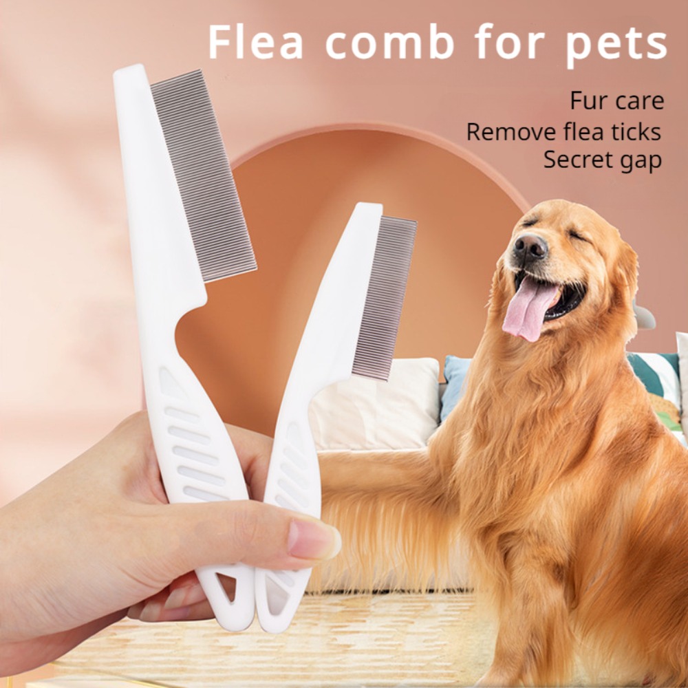 1PC Pet Flea Comb Fine Teeth Hair Remover for Cat Dog Eye Face Clean Grooming Comb Pet Supplies