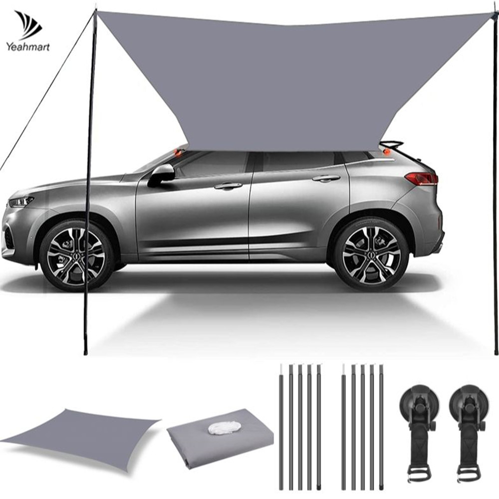 SUV Car Side Awning Roof Rack Sun Shelter Waterproof UV Block Outdoor Camping Tent Shade for Truck Van