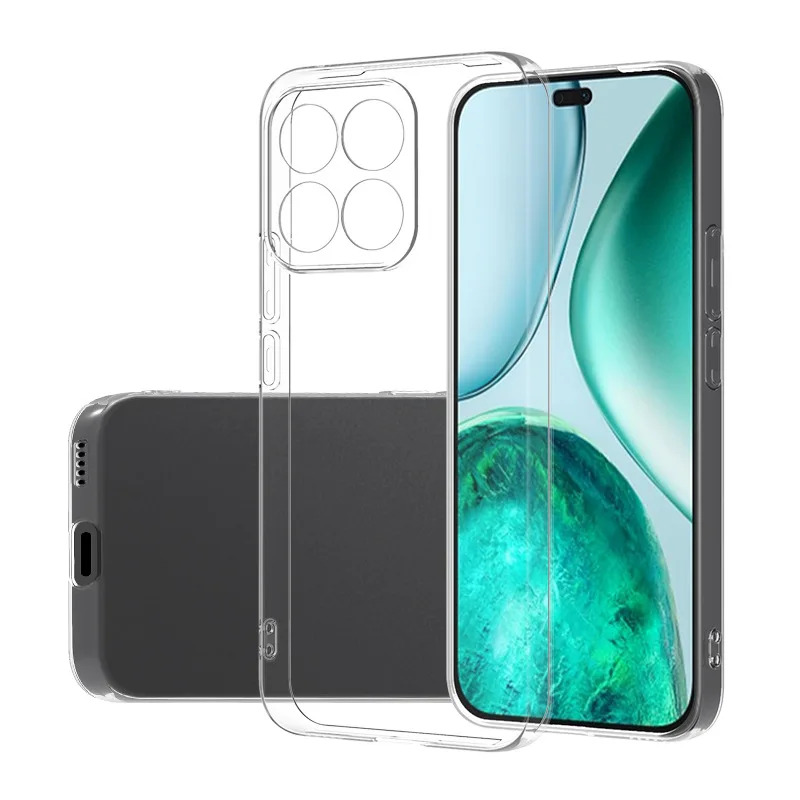 Simple Slim Soft TPU Clear Transparent Phone Cases For Huawei Honor X8C X7C X6C HonorX6C HonorX7C HonorX8C 4G Cover Capa Carcase