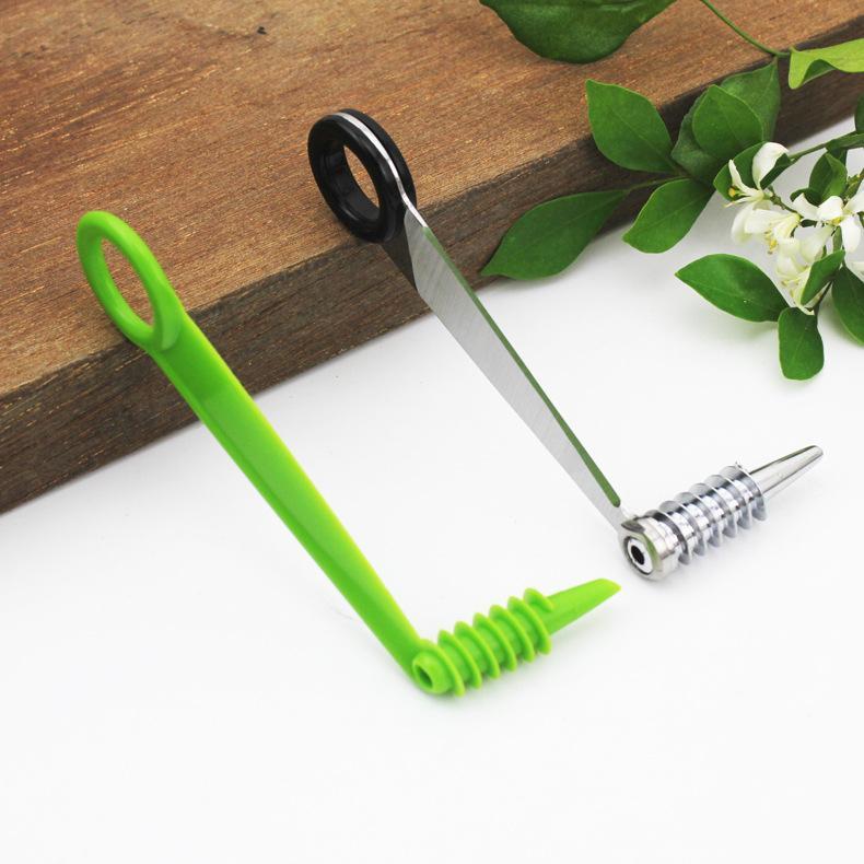 Multifunctional Spirals Cutter Stainless Steel Spirals Cutter For Veggies Manual Spirals Screw Slicers For Potatoes Kitchen Tool