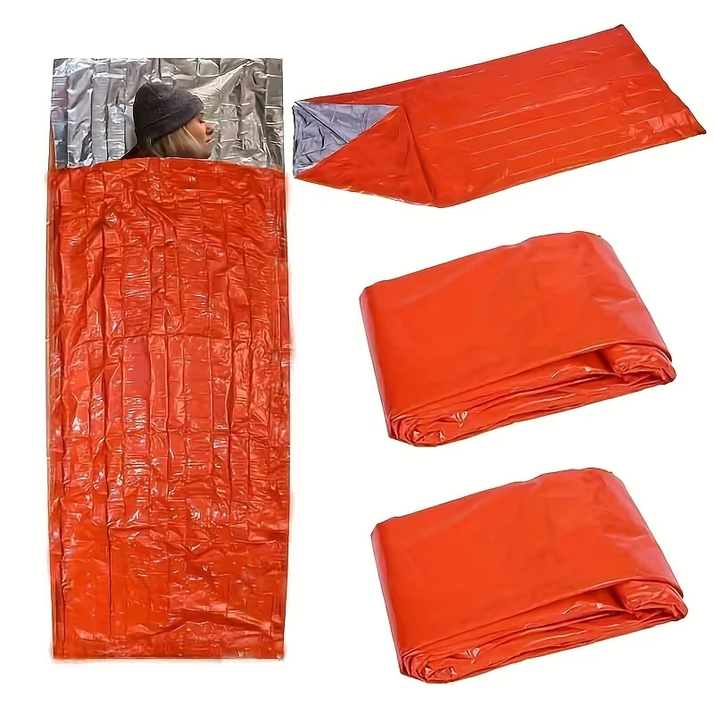 Outdoor Emergency Survival Sleeping Bag Portable First Aid Blanket Hiking and Camping Multi-functional Insulated Bag