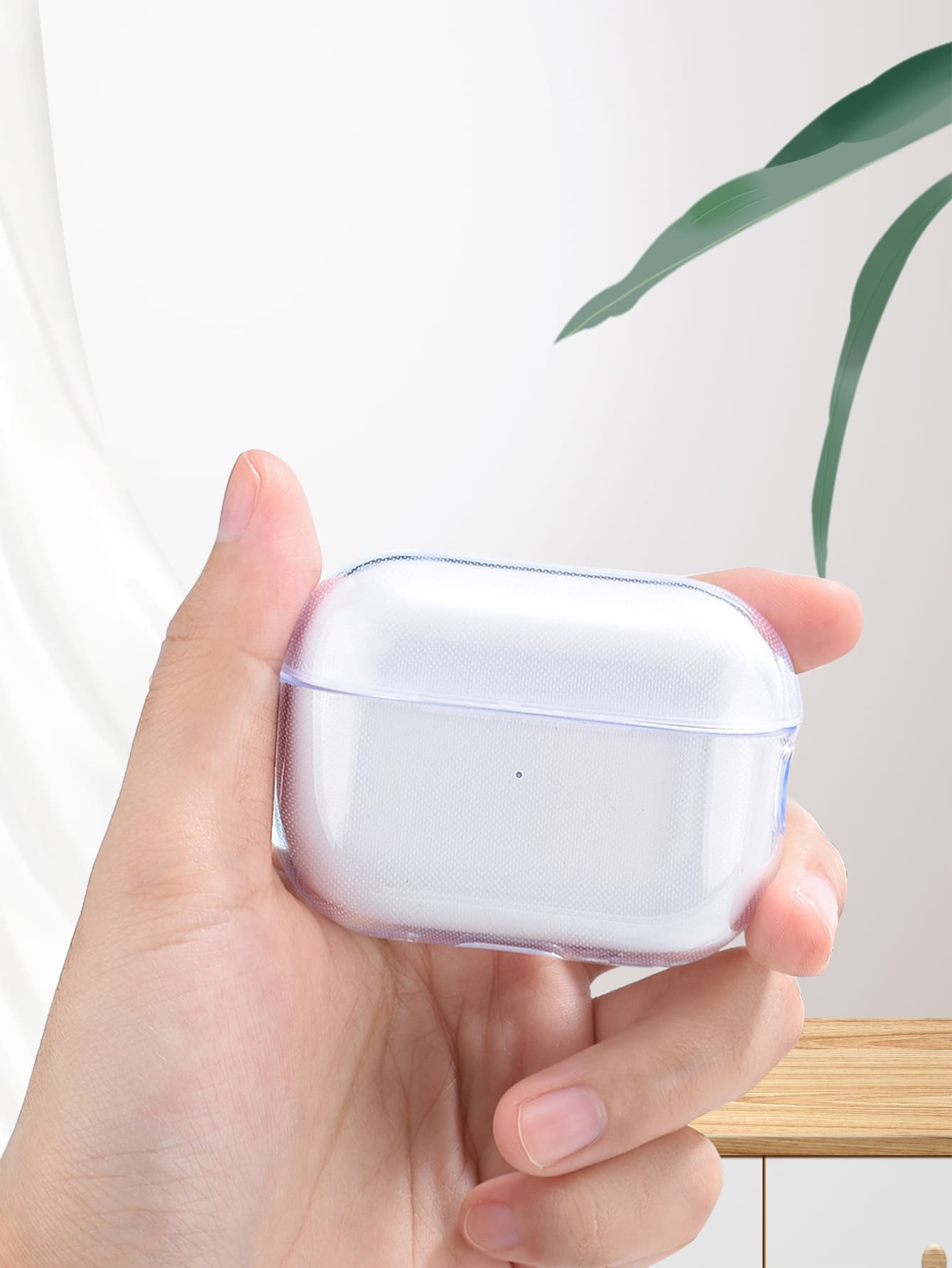 For AirPods pro2 Clear Transparent TPU Earphone Case Cover, Shockproof Anti-drop Protective Case for Wireless Earbuds