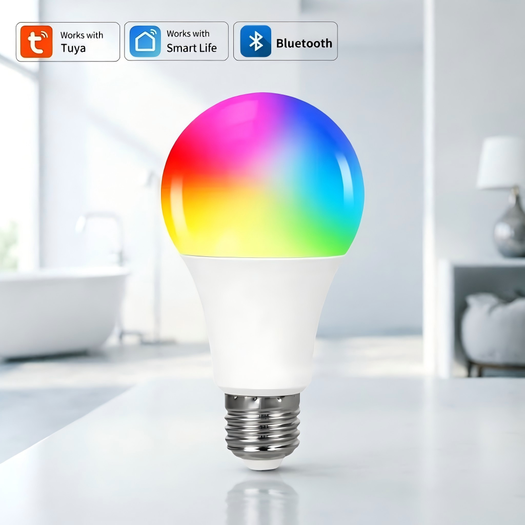 E27 Smart LED Bulb 220V 9W 15W 18W Tuya Bluetooth Lamp Support RF 2.4GHz Remote Control for Bedroom Home Decor Group Control