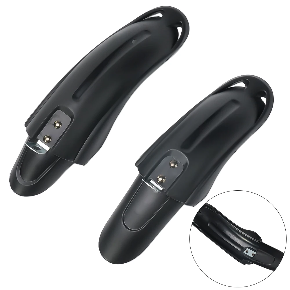 1pair PVC Kids Bike Fenders Front Rear Mudguards for 12-20" MTB Durable Cycling Accessories