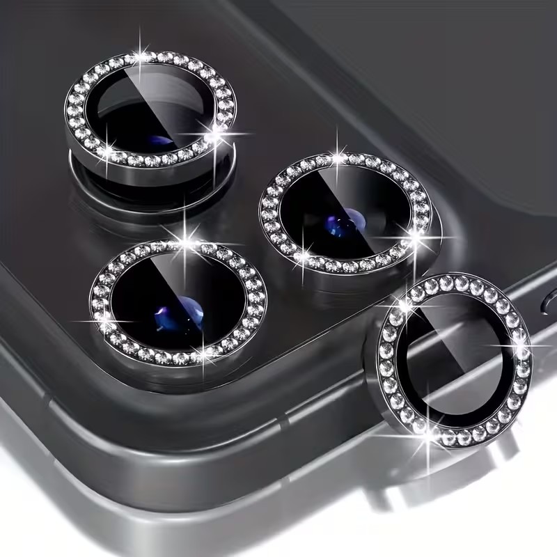 3PCS Camera Lens Protector Cover For iPhone 16 Pro Max 15 Plus 14 13 Mini 12 16Plus Tempered Glass Protection Phone Accessories