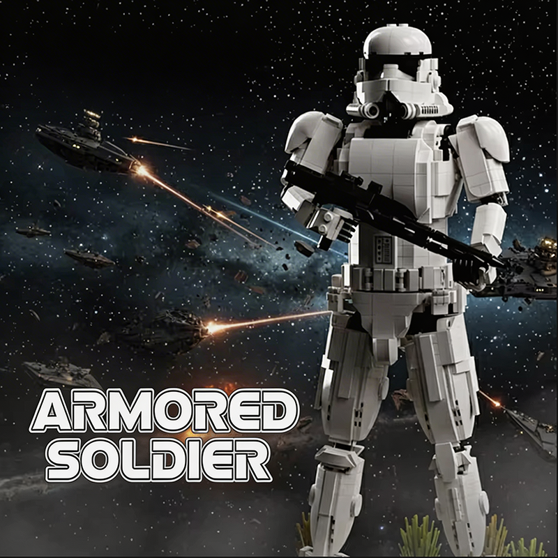 Imperial Stormtrooper Soldier MOC Building Blocks Action Figures DIY Bricks Model Creative Toys for Boys Gifts1970+pcs