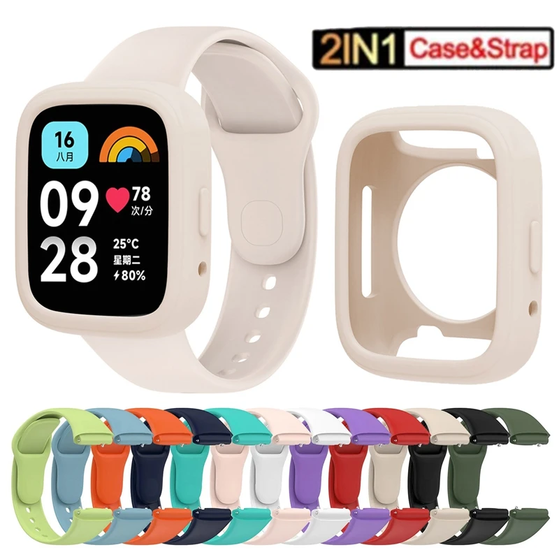 For Redmi watch 3 active Official same Silicone Strap for Redmi watch 3 correas Bracelet Wristbands for redmi watch 3