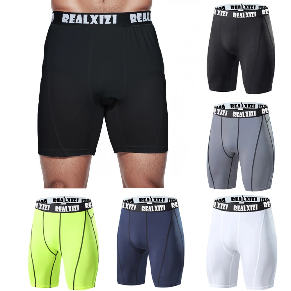 King Compression Shorts Men Running Gym Summer Quick-Drying Skinny Workout Fitness Mens Sport Tights Rashgard