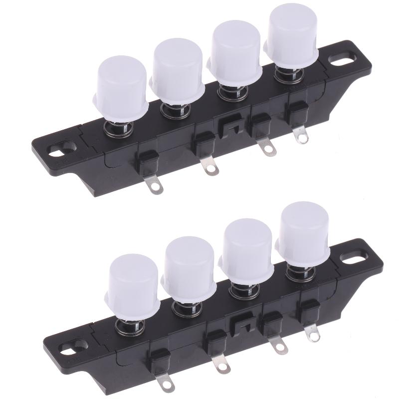 3-Speed 4-Button Universal Electric Fan Knob Switches, Available in Packs of One, Two, and Three