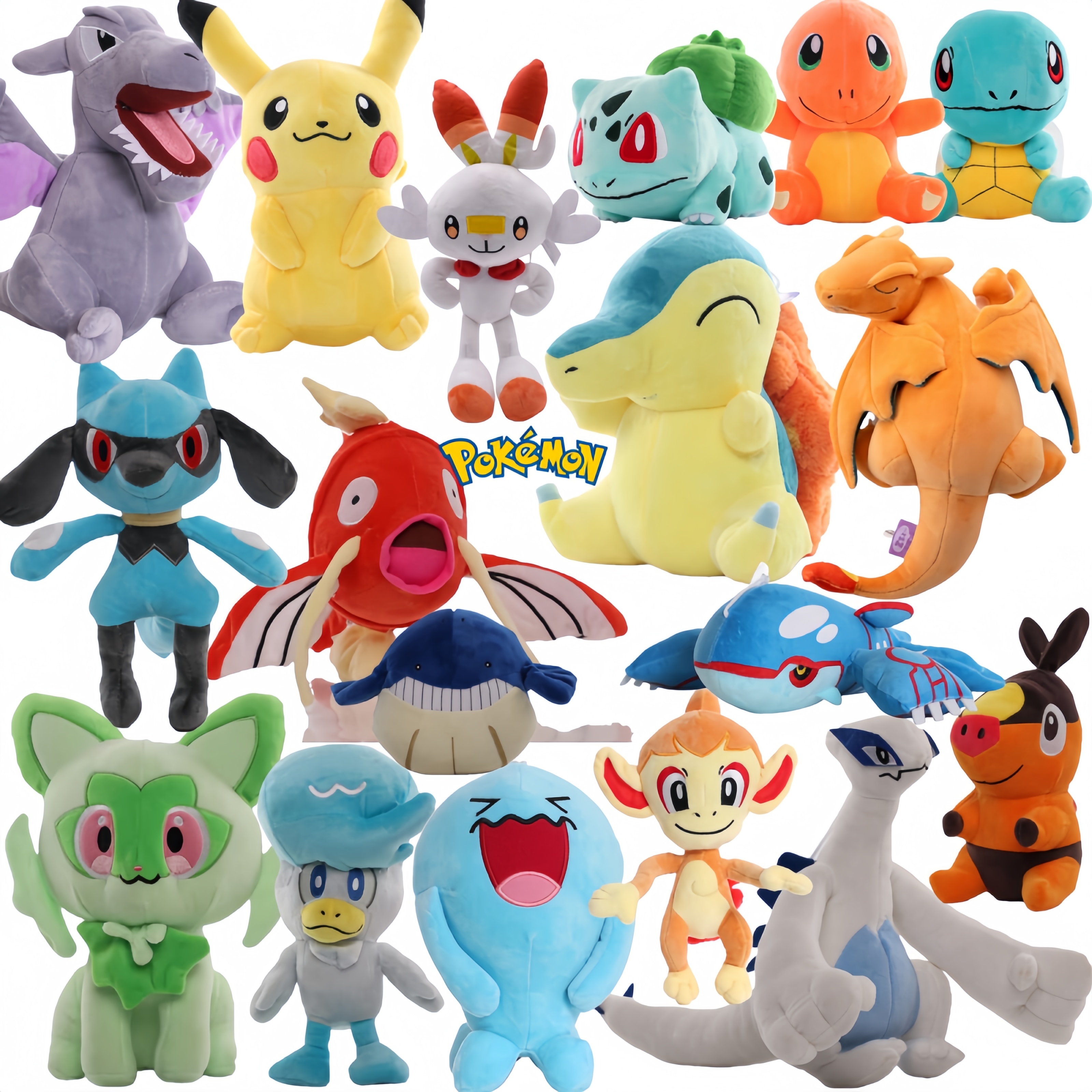 Pokemon Plush Pikachu Dragonite Dratini Toy Dragonair Goomy Sliggoo Doll Peluche Squirtle Bulbasaur Charmander Plush Toys