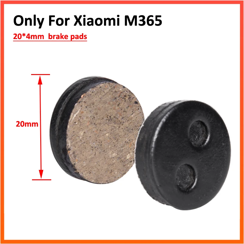 Brake Pads For Xiaomi M365 1S Electric Scooter Skateboard Rear Wheel Caliper Friction Plates Accessories