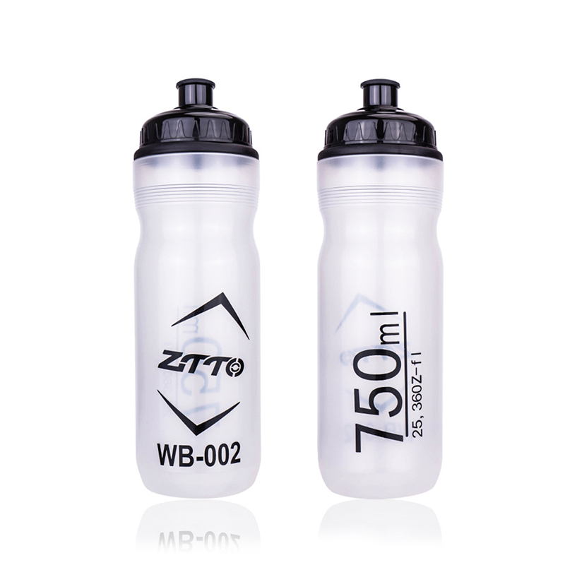 1PC 750ml Transparent Bicycle Kettle MTB Water Bottle Bike Drink Cup PP PC Cover