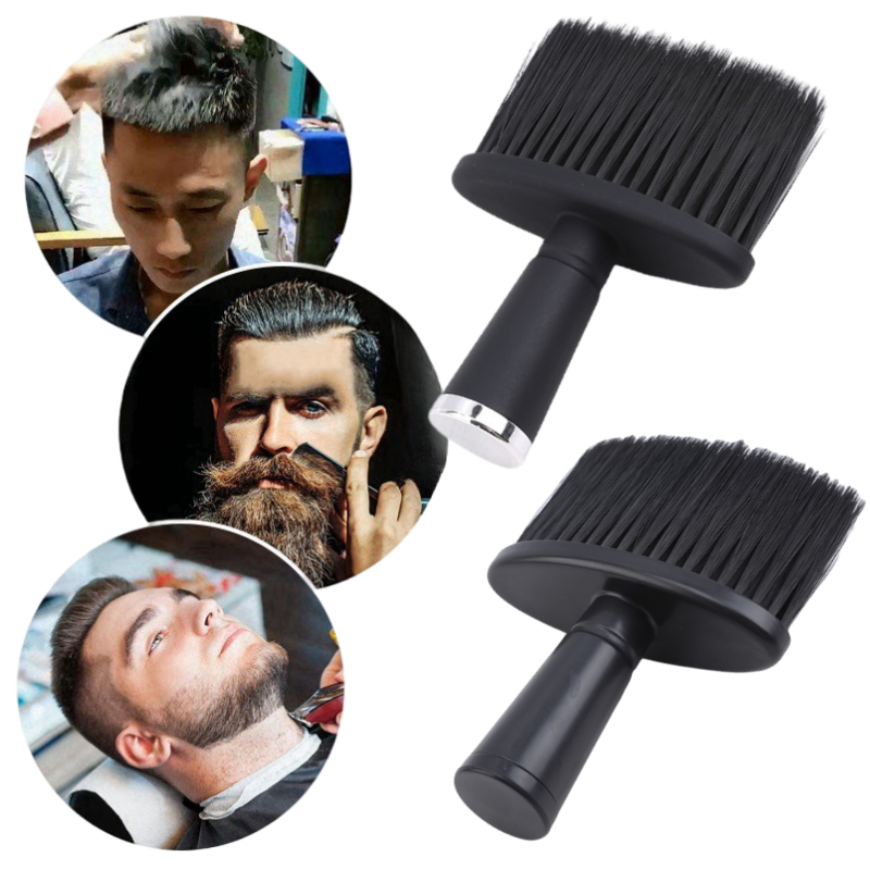 Professional Soft Neck Face Duster Brushes Barber Hair Clean Beard Brush Salon Cutting Hairdressing Tools Grooming
