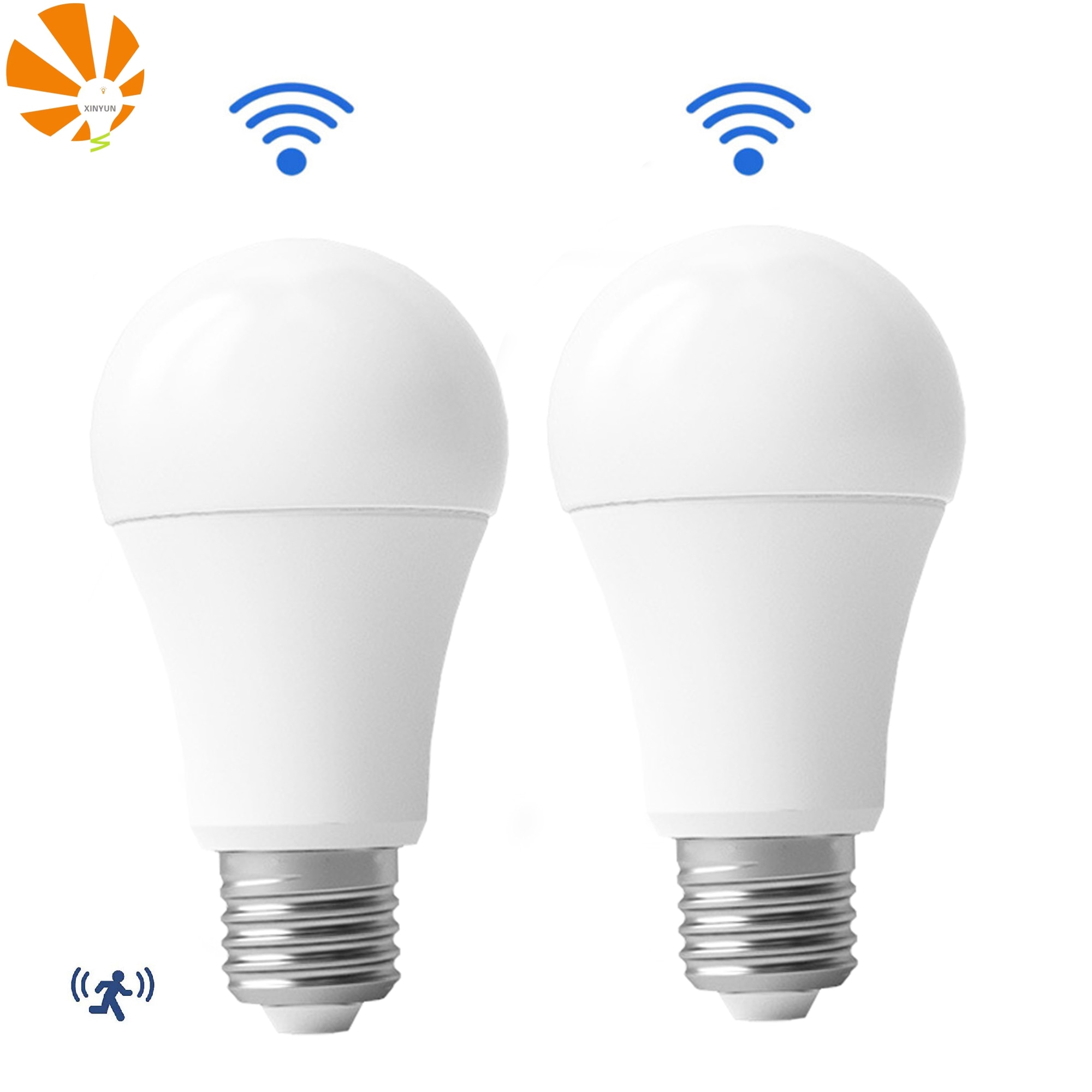 1pc Radar Motion Sensor Light 220V 110V E27 LED Lamp Smart Infrared Bulb 6W 9W 12W 15W 18W 20W Working in Night Darkness