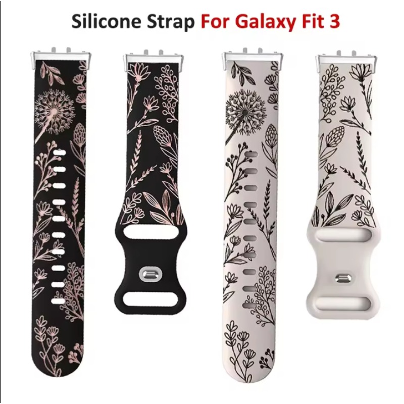 Silicone Strap for Fit 3 Two-Tone Dandelion Bracelet for Fit 3 Replacement Watchband Accessories