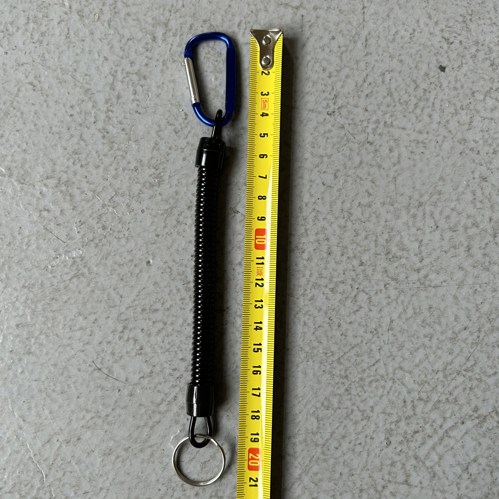 1PC Tactical Retractable Spring Elastic Rope Security Gear Tool Hiking Camping Anti-lost Phone Keychain Fishing Lanyards Outdoor