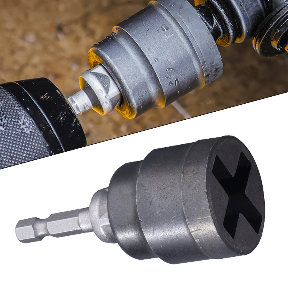1Pcs Household Thickened Car Electric Wrench Jack Socket New Special Fast Jack Socket Drill Bit Hand Tools Accessories