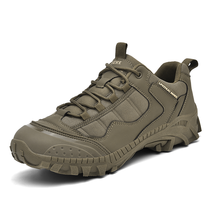 Men Tactical Boots Anti Slip Work Lace Up Unisex Shoes Outdoor Hiking Boots Desert Top Male Boots Special Forces