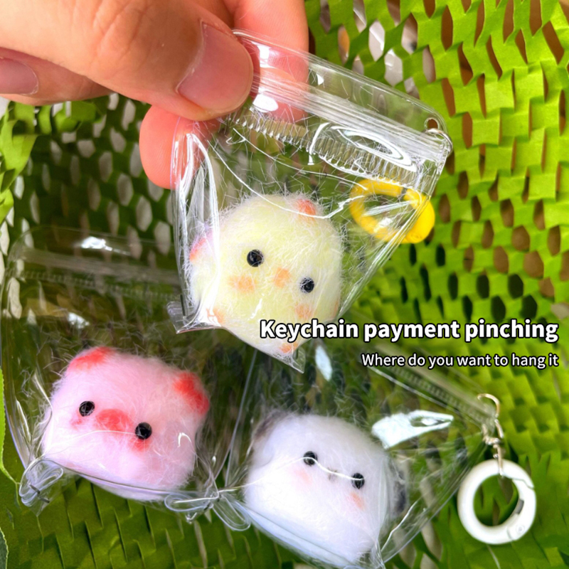 1Pcs New Sticky Tpr Squishy Mini Penguin Chick Pig Dog Stress Relief Toy Relief Squeeze Toys Anti-stress Fidget Toy
