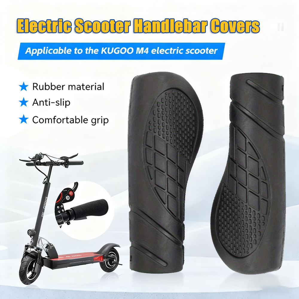 1 Pair Suitable for KUGOO M4/ M4 Pro and M365 Scooter Handlebar Grips Accessories Parts Non-Slip Waterproof Handle Cover