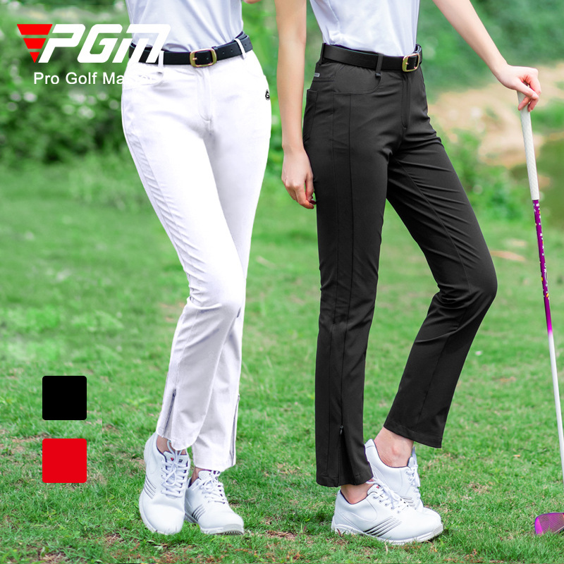 PGM KUZ072 Golf Pants, Women's Pants, Summer Clothing, Slim-fitting Ball Pants, Sports Women's Pants