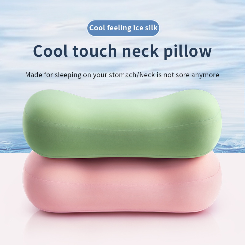 Office nap tool - Ice silk nap pillow, student nap pillow, small pillow, waist support pillow, waist protection cushion