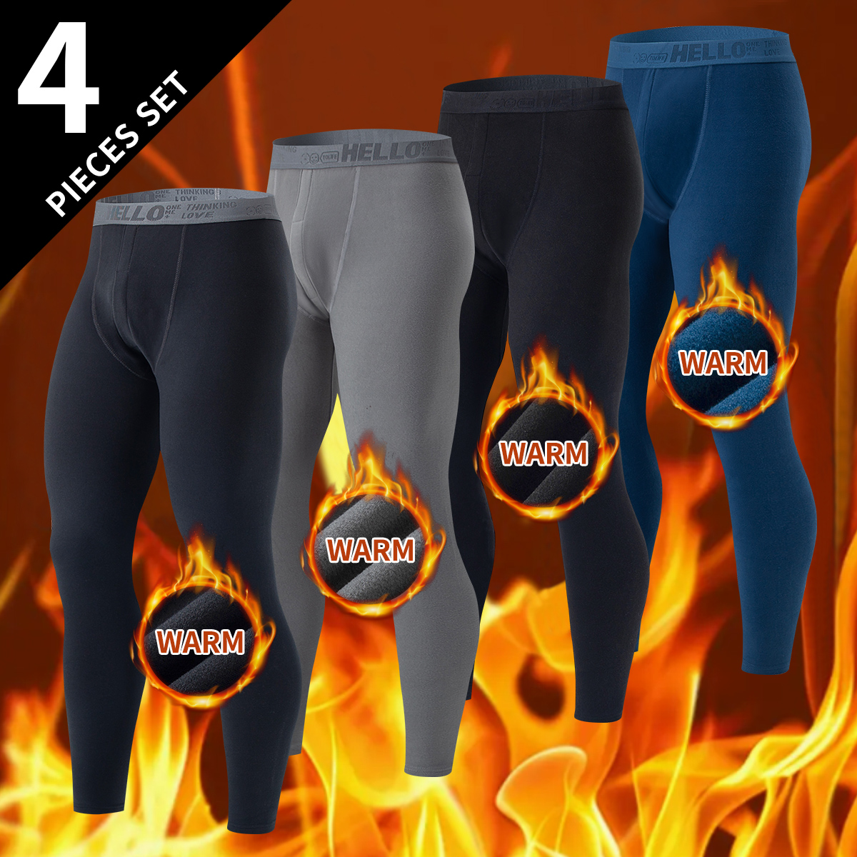 4 Pcs Pants Plus Size For Men Premium Quality Comfortable Stylish Durable Elegant