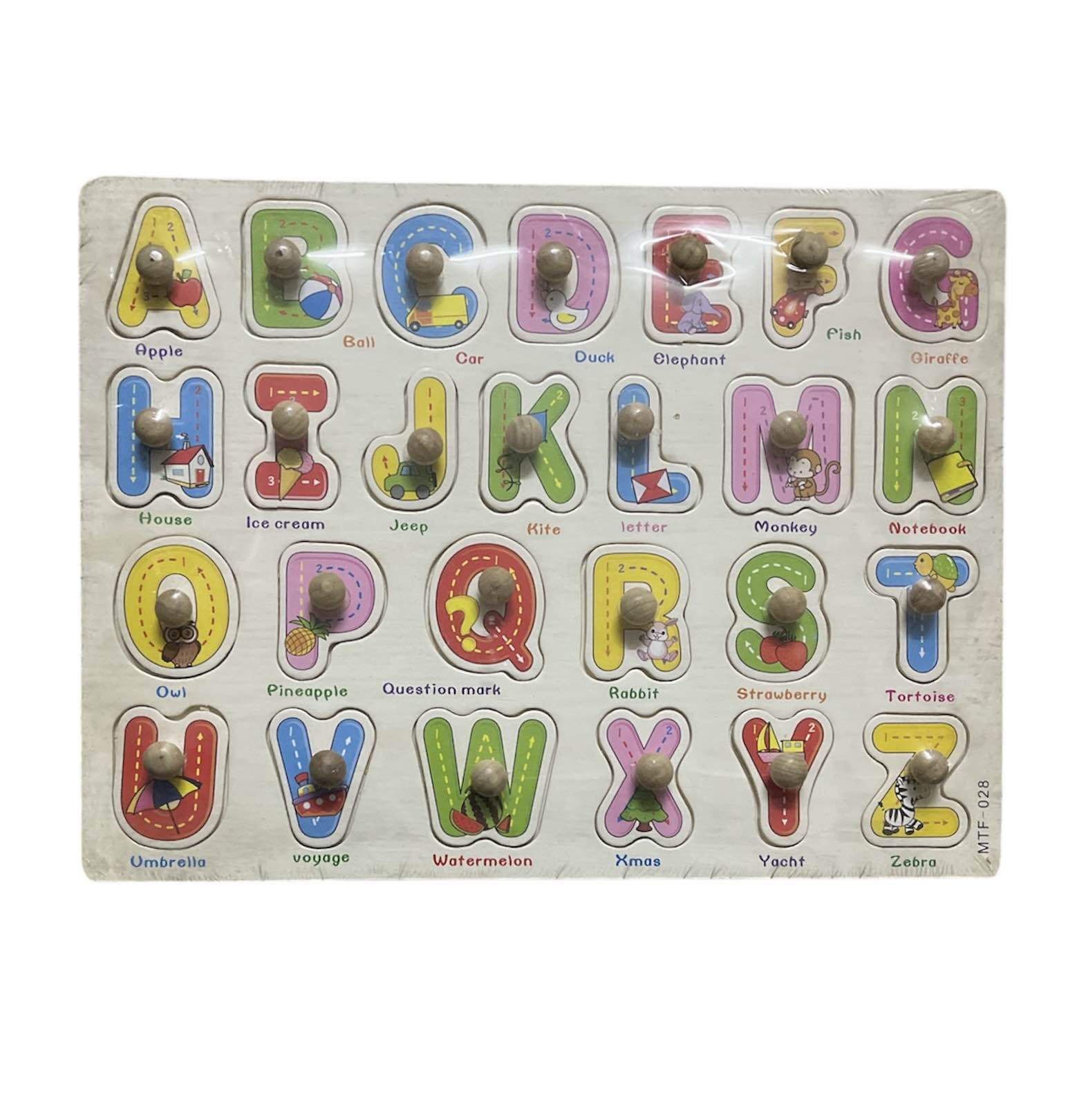 Wooden Puzzle for Toddlers- Alphabet