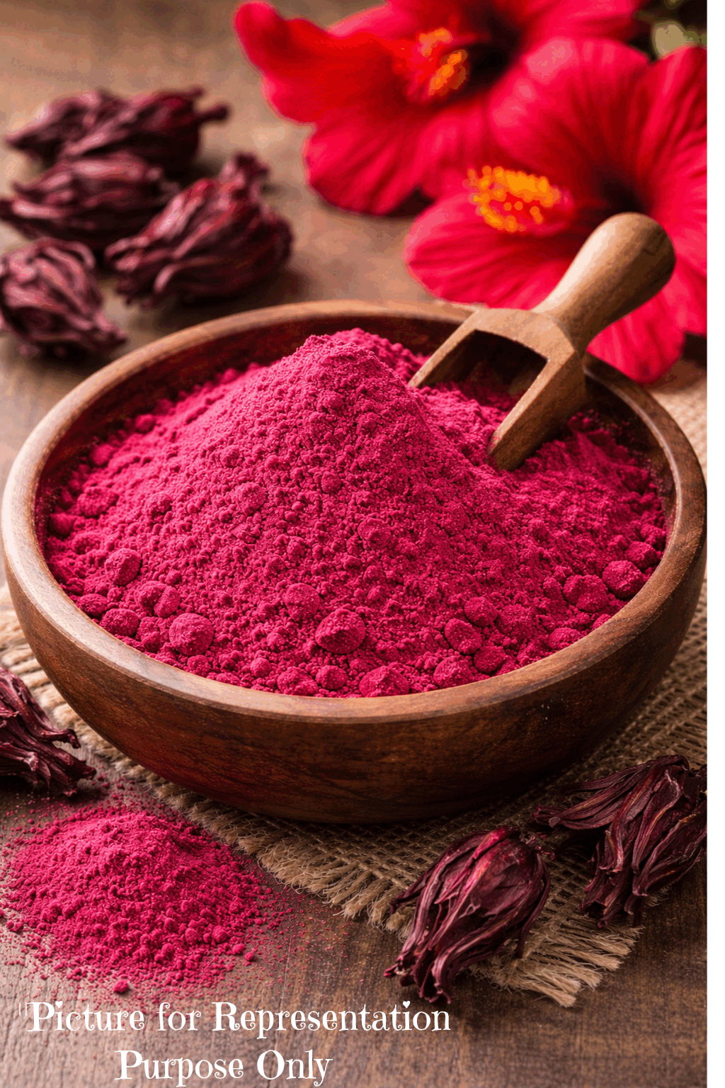 Mother Spices Hibiscus Flower Powder | Hibiscus Tea | Hibiscus Powder for Hair, Face & Health | Natural Hibiscus Powder Available In 50 Gm,100 Gm, 200 Gm, 500 gm Pack