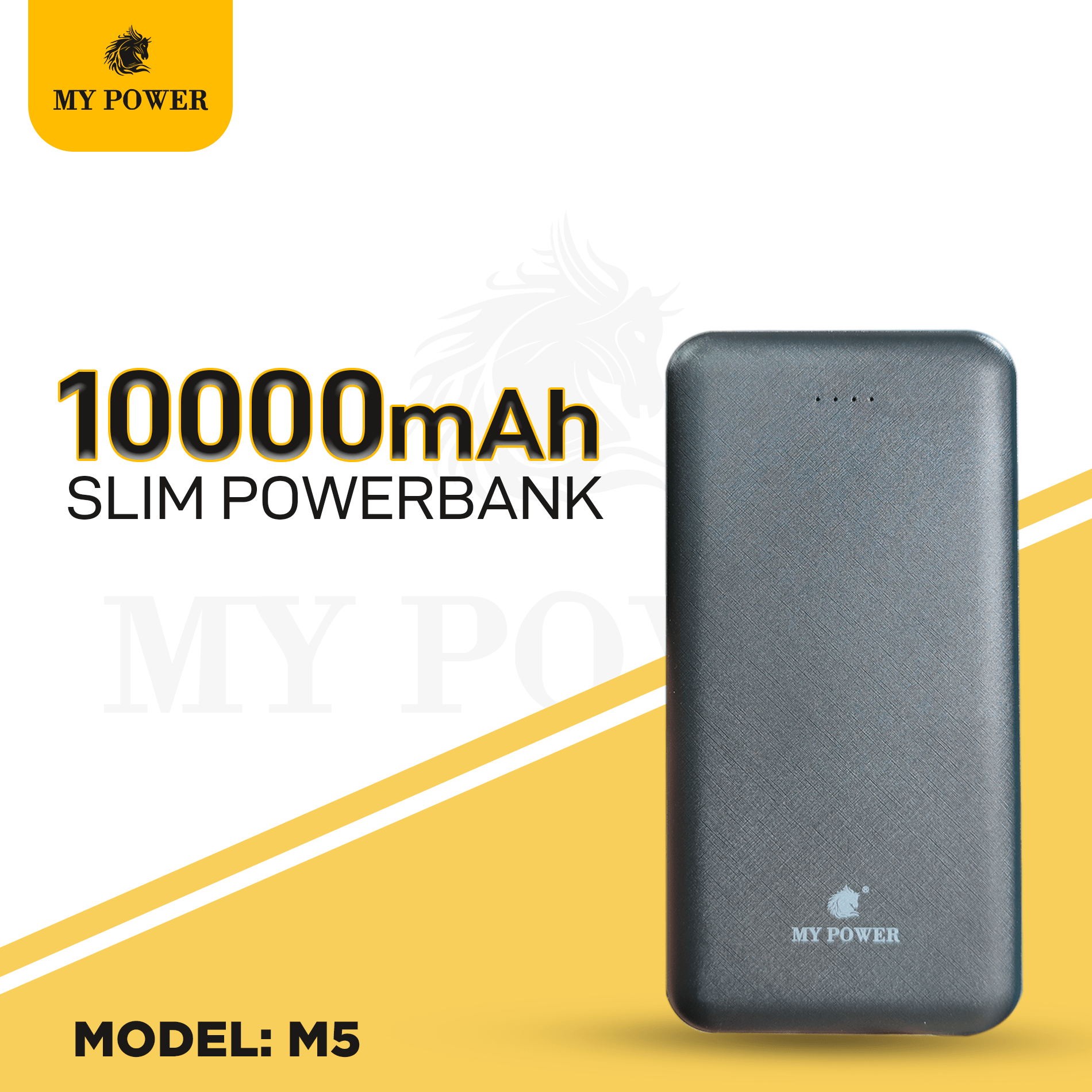 Powerbank 10000mah M5, 2 Input/Output