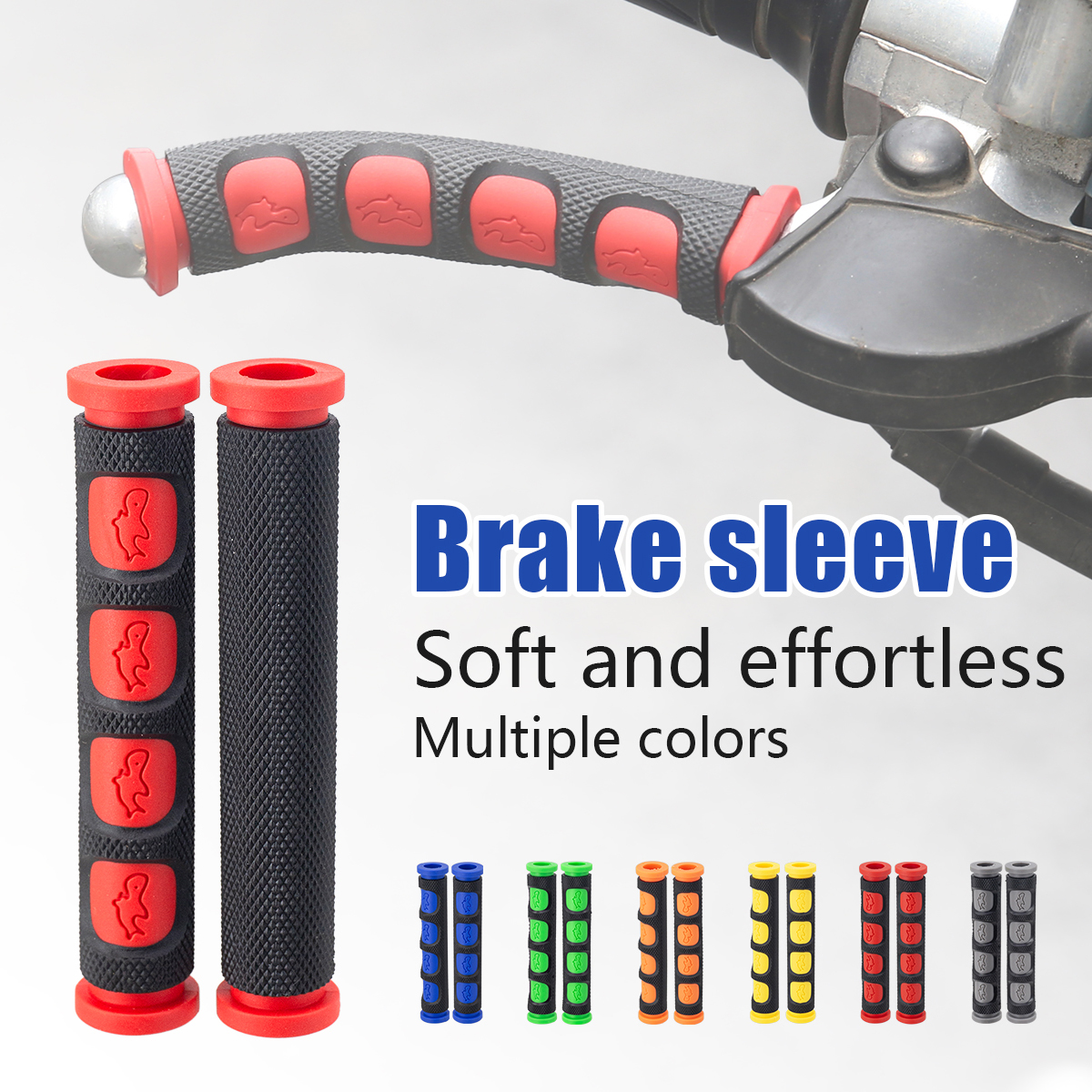 Riding accessories, motorcycle and bicycle brake lever protective cover, soft, non slip, durable brake handle silicone cover, ha