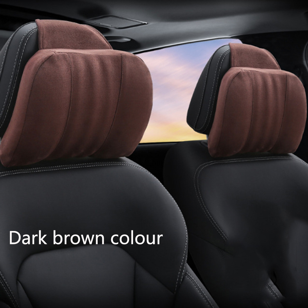 1PC Universal Car Neck Headrest Pillow Ultra Soft Adjustable Pillow For Mercedes Benz Auto Seat Head Support Neck Car Accessory