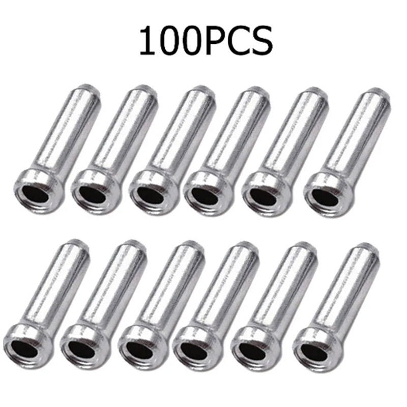 Bicycle Brake Shifter Cable Tips Aluminum Brake Line Derailleur Shift Inner Wire End Caps Tips Crimps MTB Bike Accessorie